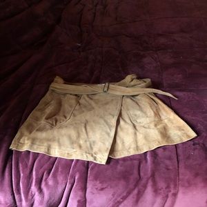 Excellent condition suede mini skirt